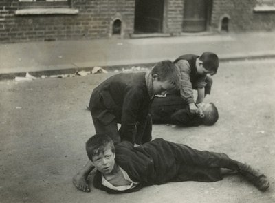 Child Poverty, London by English Photographer